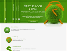Tablet Screenshot of castlerocklawn.com